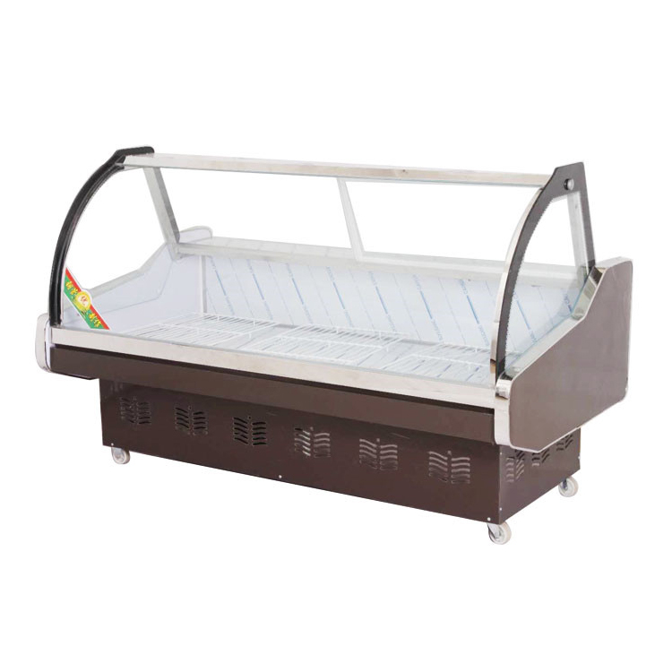 fancooling 2.5 meter fresh meat cooler for butcher shop from China manufacturer Auroras